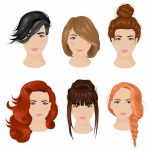 women-hairstyle-ideas-6-icons-collection_1284-15861