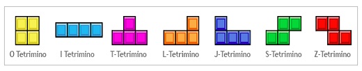 Tetris variasi blok tetromino