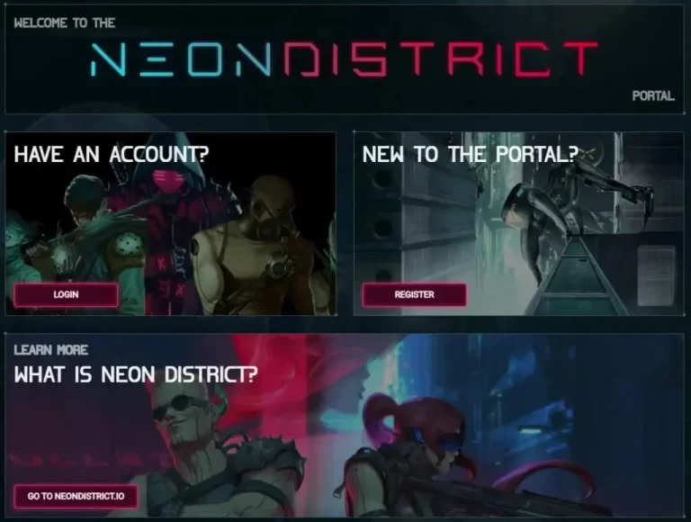 Neon District menawarkan NFT mulai dari bentuk karakter, perlengkapan, dan achievment yang bisa kamu kumpulkan.
