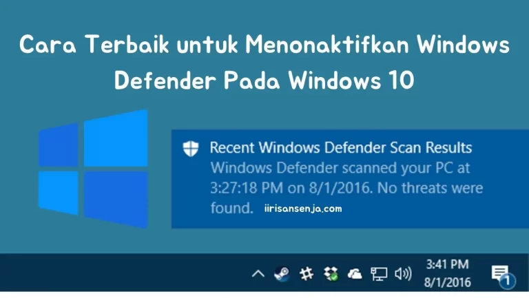 Ada kasus tertentu di mana kamu ingin menonaktifkan Windows Defender. Berikut ini cara menonaktifkan defender windows 10