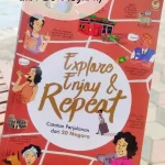 Membaca buku Explore Enjoy & Repeat (Catatan Perjalanan dari 20 Negara) membuat kamu ikut bertualang melewati berbagai kisah tegang, unik, menggemaskan, dan menggembirakan yang ditulis kak Yani Lauwoie.