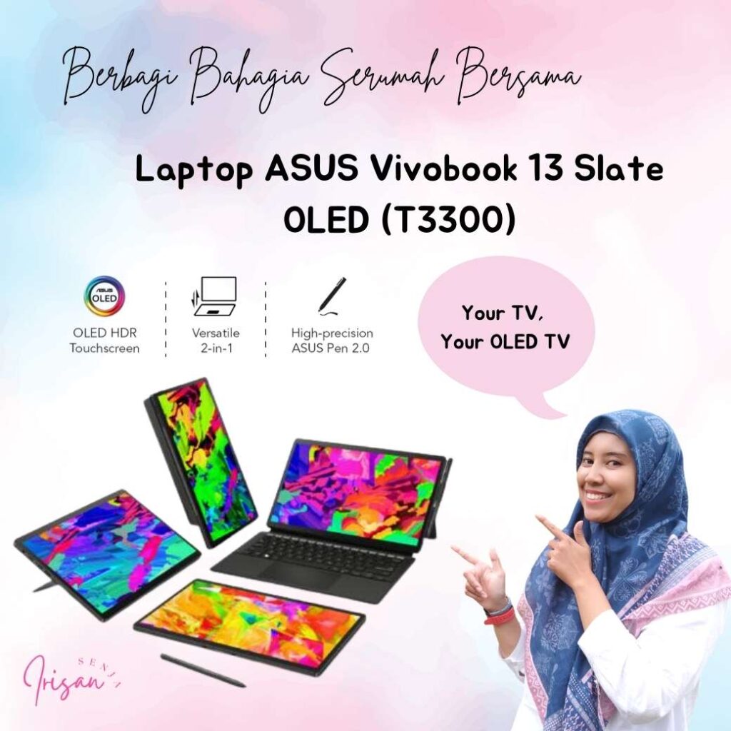 Review laptop ASUS Vivobook 13 slate OLED