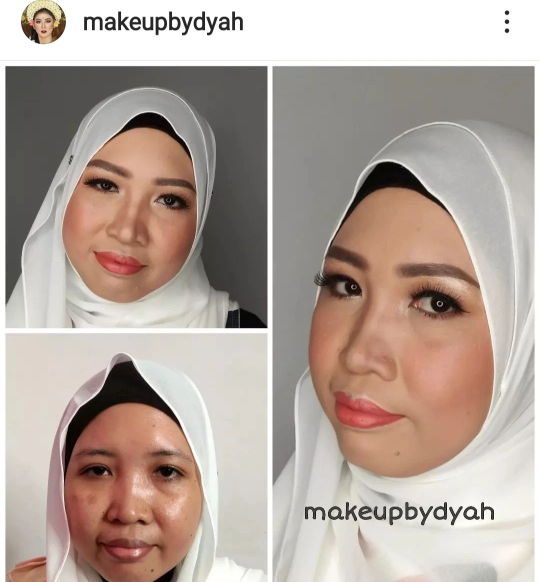 before after make up by dyah