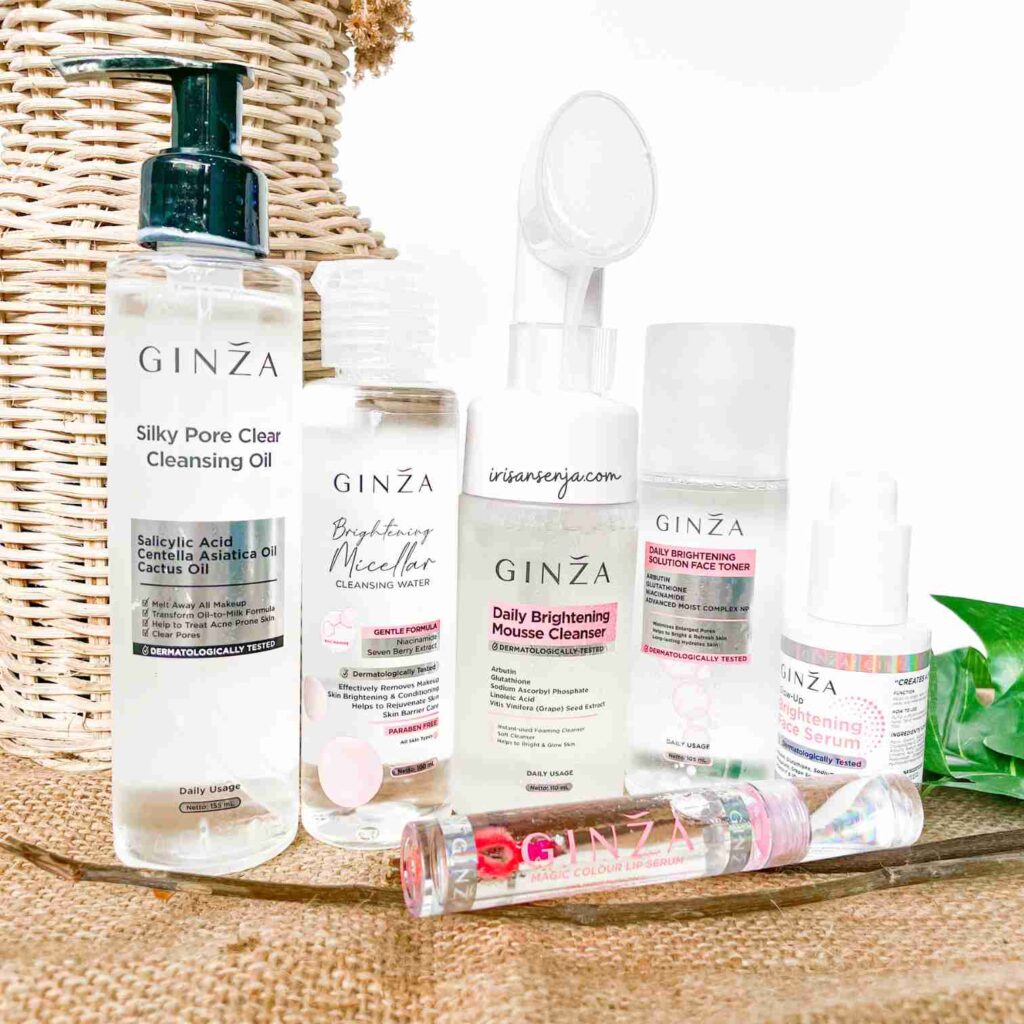 review Ginza Beauty rangkaian skincare
