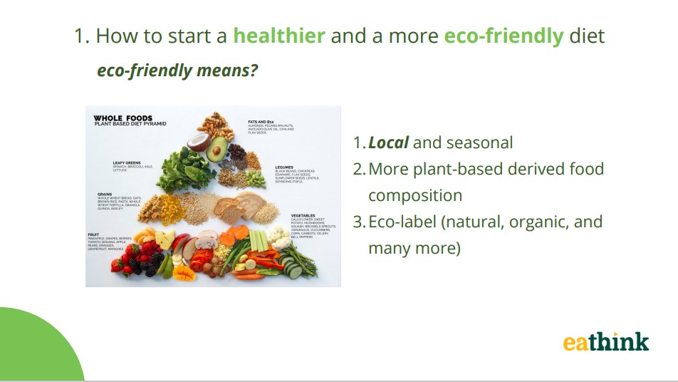 eco-friendly diet.