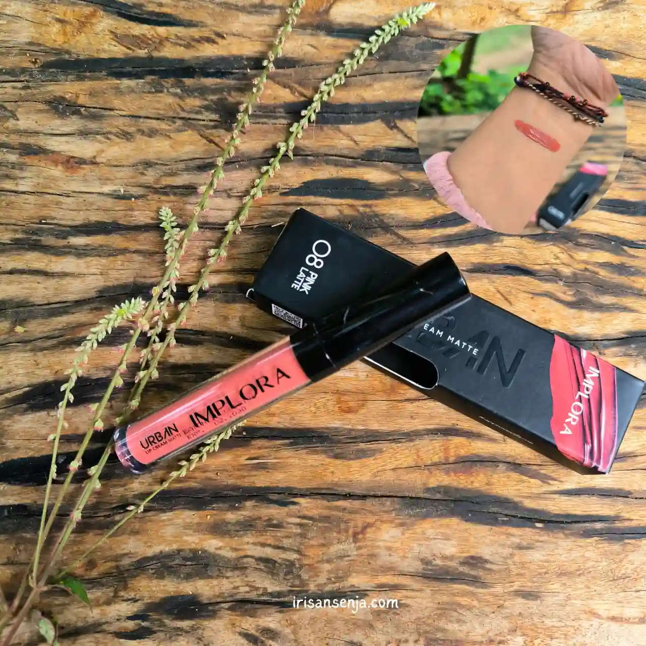 Implora Urban Lip Cream Matte Shade 08 Pink Latte